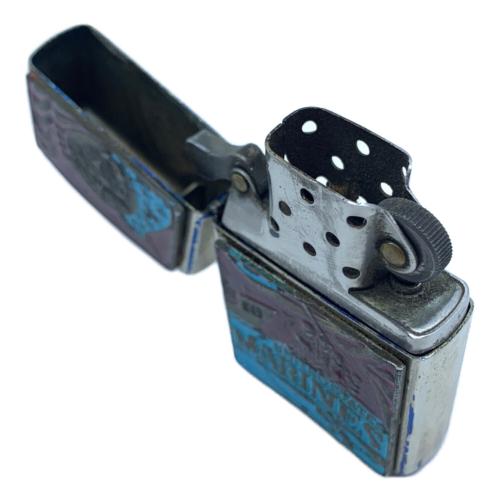 ZIPPO (ジッポ) オイルライター 2001年製 MARINES バッチ付属