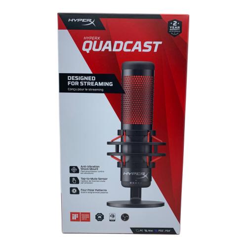 HYPER X (ハイパーエックス) QUADCAST コンデンサーマイク HX-MICQC-BK 2019年発売