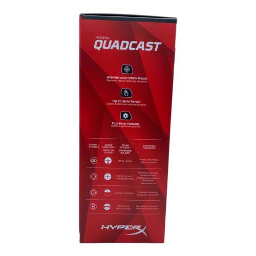 HYPER X (ハイパーエックス) QUADCAST コンデンサーマイク HX-MICQC-BK 2019年発売