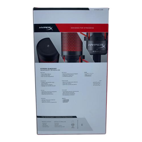 HYPER X (ハイパーエックス) QUADCAST コンデンサーマイク HX-MICQC-BK 2019年発売