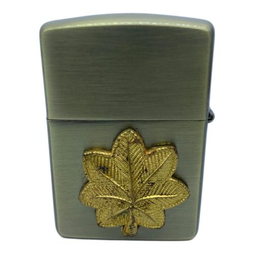 ZIPPO (ジッポ) オイルライター 1995年製 U.S.ARMY LIMITED EDITION No,0214 階級バッチ付 @