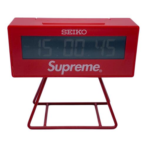 SUPREME (シュプリーム) 置時計 キズ多数 QHL905R KKMR