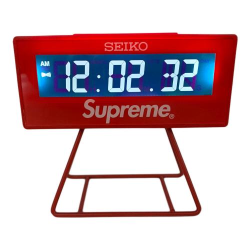 SUPREME (シュプリーム) 置時計 キズ多数 QHL905R KKMR