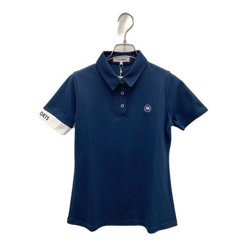 M U SPORTS (エムユースポーツ) ポロシャツ ゴルフウェア(トップス) レディース ネイビー