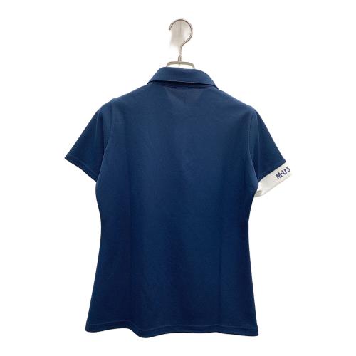 M U SPORTS (エムユースポーツ) ポロシャツ ゴルフウェア(トップス) レディース ネイビー