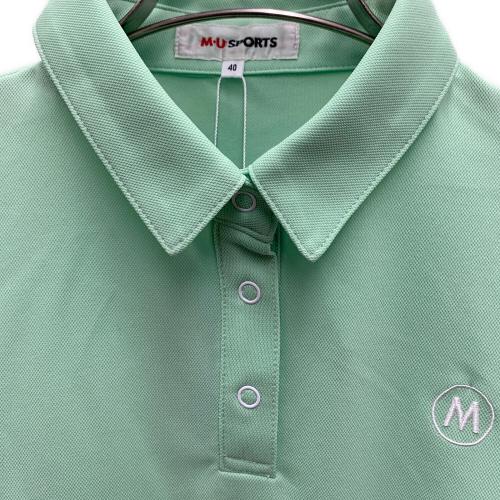 M U SPORTS (エムユースポーツ) ポロシャツ ゴルフウェア(トップス) レディース 黄緑