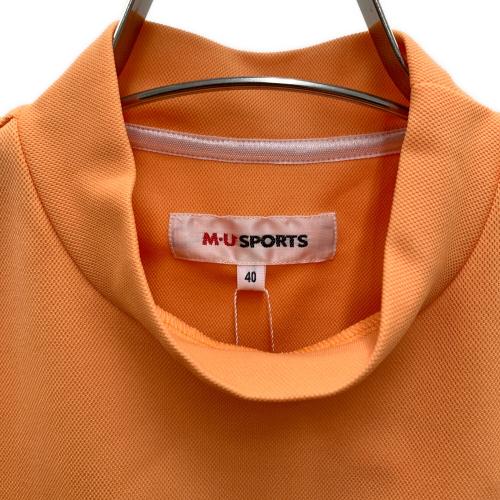 M U SPORTS (エムユースポーツ) ゴルフウェア(トップス) レディース オレンジ