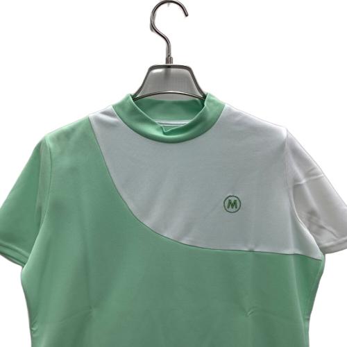 M U SPORTS (エムユースポーツ) ゴルフウェア(トップス) レディース グリーン×ホワイト
