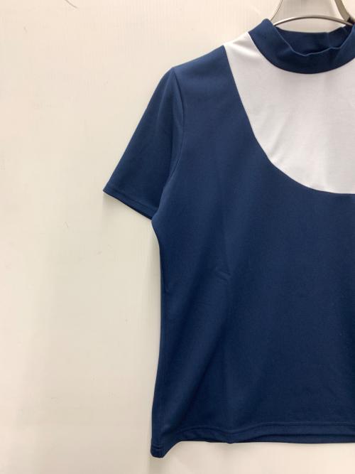 M U SPORTS (エムユースポーツ) ゴルフウェア(トップス) レディース ネイビー×ホワイト