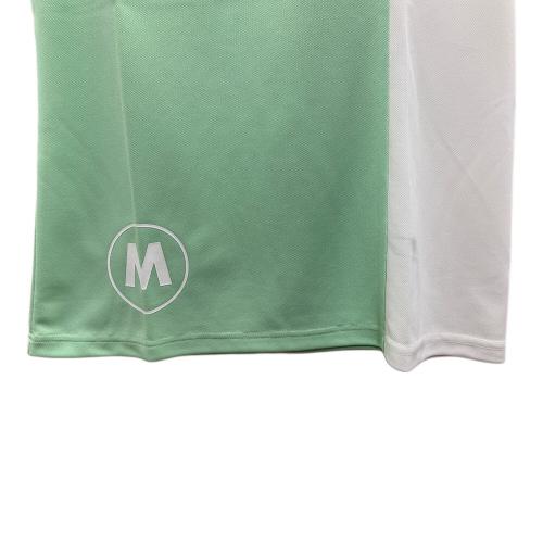 M U SPORTS (エムユースポーツ) ゴルフウェア(トップス) レディース グリーン×ホワイト