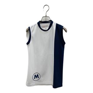 M U SPORTS (エムユースポーツ) ゴルフウェア(トップス) レディース ホワイト×ネイビー