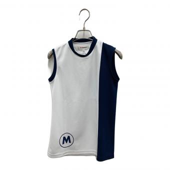 M U SPORTS (エムユースポーツ) ゴルフウェア(トップス) レディース ホワイト×ネイビー
