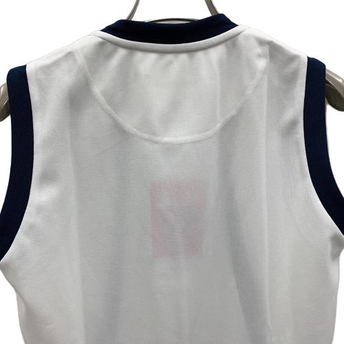 M U SPORTS (エムユースポーツ) ゴルフウェア(トップス) レディース ホワイト×ネイビー