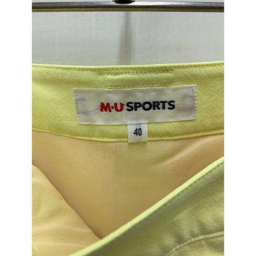 M U SPORTS (エムユースポーツ) ゴルフウェア(スカート) レディース イエロー
