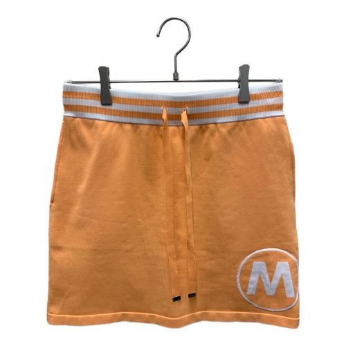 M U SPORTS (エムユースポーツ) ゴルフウェア(スカート) レディース オレンジ×ホワイト