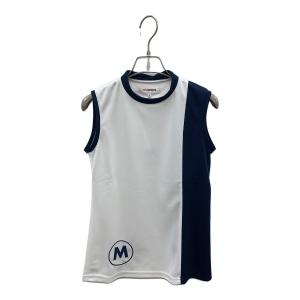M U SPORTS (エムユースポーツ) ゴルフウェア(トップス) レディース ホワイト×ネイビー