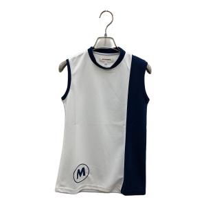 M U SPORTS (エムユースポーツ) ゴルフウェア(トップス) レディース ホワイト×ネイビー