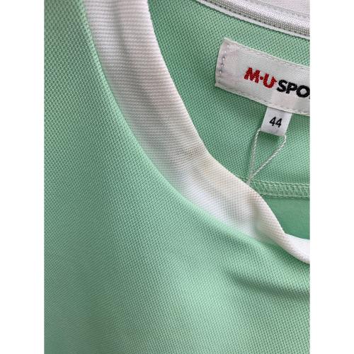 M U SPORTS (エムユースポーツ) ゴルフウェア(トップス) レディース グリーン×ホワイト