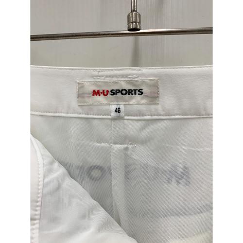 M U SPORTS (エムユースポーツ) ゴルフウェア(パンツ) レディース ホワイト