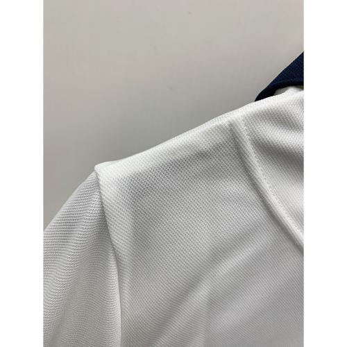 M U SPORTS (エムユースポーツ) ポロシャツ ゴルフウェア(トップス) レディース ホワイト×ネイビー