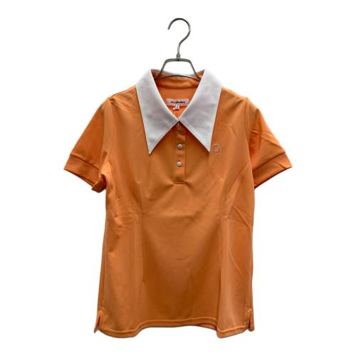 M U SPORTS (エムユースポーツ) ポロシャツ ゴルフウェア(トップス) レディース オレンジ