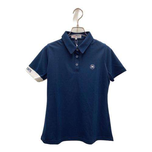 M U SPORTS (エムユースポーツ) ポロシャツ ゴルフウェア(トップス) レディース ネイビー
