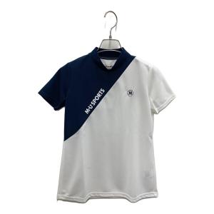 M U SPORTS (エムユースポーツ) ゴルフウェア(トップス) レディース ネイビー×ホワイト