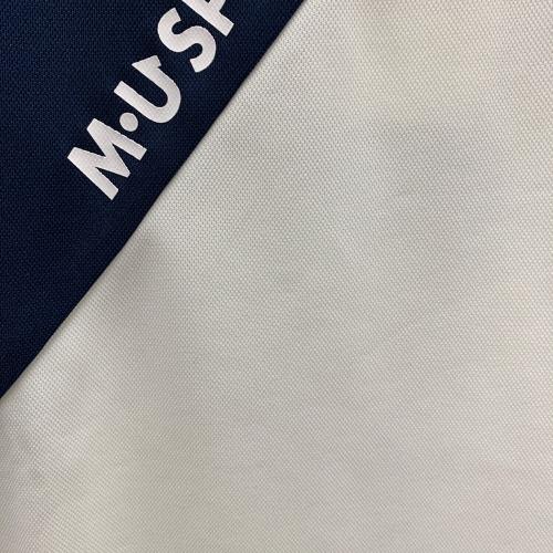 M U SPORTS (エムユースポーツ) ゴルフウェア(トップス) レディース ネイビー×ホワイト