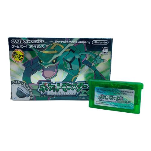 ポケットモンスター エメラルド ゲームボーイアドバンス用ソフト CERO A (全年齢対象)