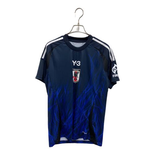 adidas (アディダス) サッカー日本代表 2024 ゲームシャツ IU0964 メンズ SIZE L ネイビー×ブルー