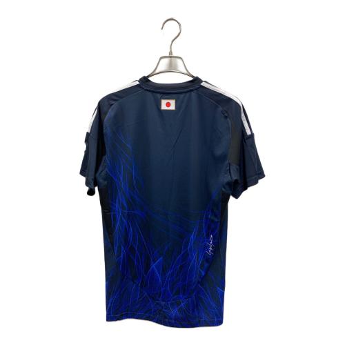 adidas (アディダス) サッカー日本代表 2024 ゲームシャツ IU0964 メンズ SIZE L ネイビー×ブルー