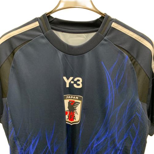 adidas (アディダス) サッカー日本代表 2024 ゲームシャツ IU0964 メンズ SIZE L ネイビー×ブルー