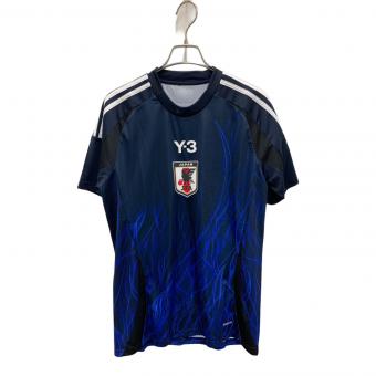 adidas (アディダス) サッカー日本代表 2024 ゲームシャツ IU0964 メンズ SIZE L ネイビー×ブルー