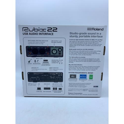 ROLAND (ローランド) オーディオインターフェース Rubix 22