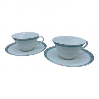 TIFFANY & Co. (ティファニー) カップ&ソーサー プラチナブルーバンド
