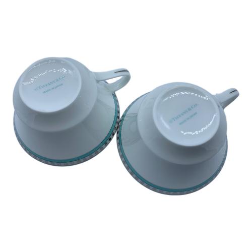 TIFFANY & Co. (ティファニー) カップ&ソーサー プラチナブルーバンド