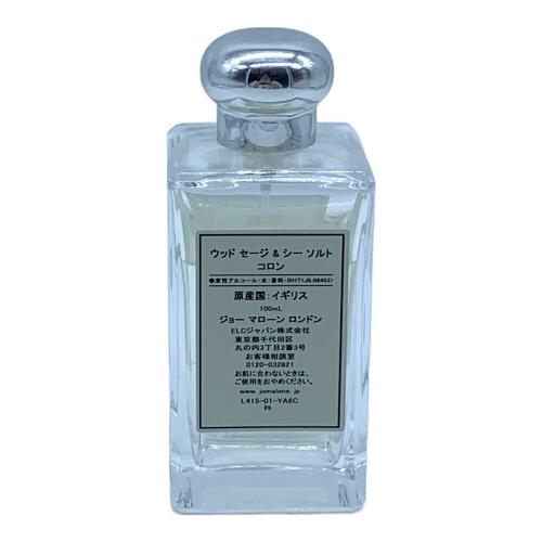 フレグランス ウッド&セージ&シーソルト コロン USED
