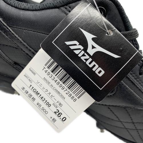 MIZUNO (ミズノ) スポーツシューズ 11GM143100 メンズ SIZE 26cm ブラック