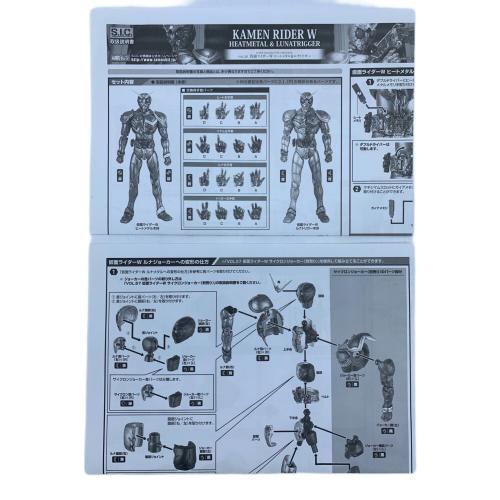 BANDAI (バンダイ) フィギュア Vol.58 仮面ライダーW（ダブル） ヒートメタル＆ルナトリガー ※ベタツキ有 S.I.C.