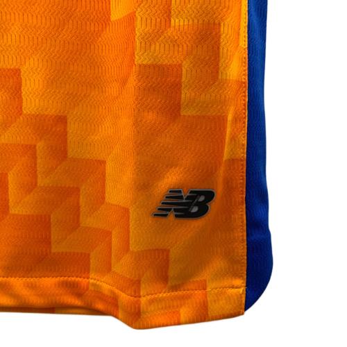 NEW BALANCE (ニューバランス) スポーツウェア MT230308 FCポルト アウェイ メンズ SIZE S オレンジ×ブルー