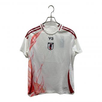 Y-3 (ワイスリー) スポーツウェア IS8018 メンズ 2XL ホワイト×レッド