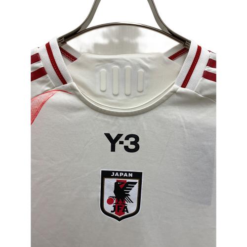 Y-3 (ワイスリー) スポーツウェア IS8018 メンズ 2XL ホワイト×レッド