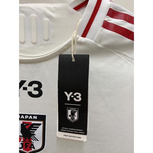 Y-3 (ワイスリー) スポーツウェア IS8018 メンズ 2XL ホワイト×レッド
