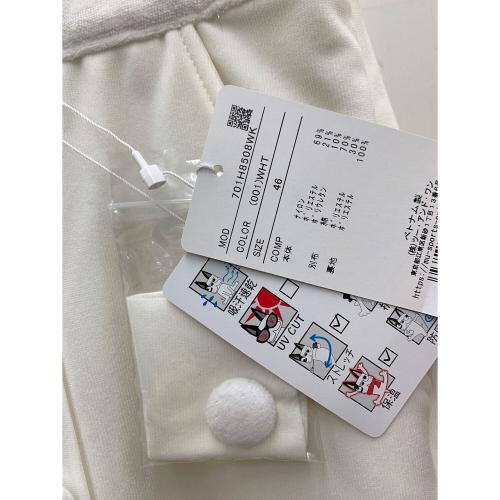 M U SPORTS (エムユースポーツ) ゴルフウェア(パンツ) 701H8508WK レディース SIZE 46 ホワイト