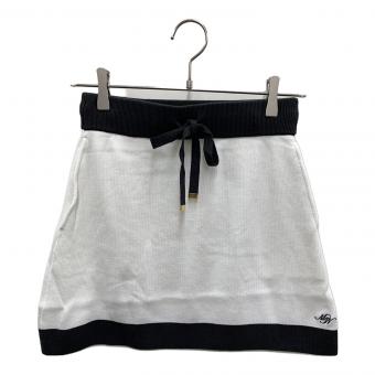 M U SPORTS (エムユースポーツ) ゴルフウェア(スカート) 701H6560K レディース SIZE 40 ホワイト×ブラック