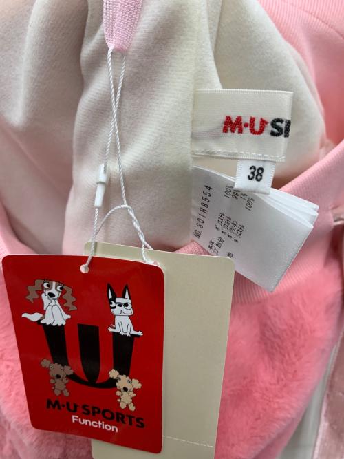 M U SPORTS (エムユースポーツ) ボアスカート ゴルフウェア(スカート) レディース SIZE 38 ピンク