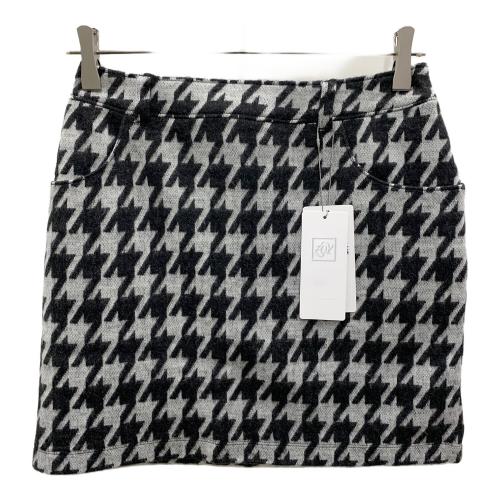 ZOY (ソーイ) ニットスカート ゴルフウェア(スカート) 071614322 レディース SIZE 1036 ブラック×グレー
