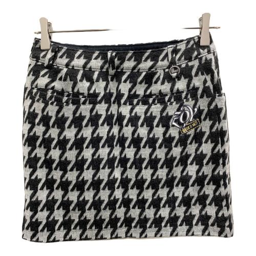 ZOY (ソーイ) ニットスカート ゴルフウェア(スカート) 071614322 レディース SIZE 1036 ブラック×グレー