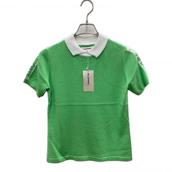 M U SPORTS (エムユースポーツ) ゴルフウェア(トップス) レディース SIZE 40 グリーン×ホワイト