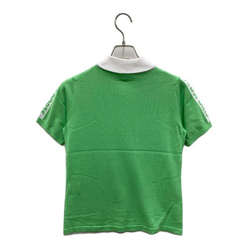 M U SPORTS (エムユースポーツ) ゴルフウェア(トップス) レディース SIZE 40 グリーン×ホワイト
